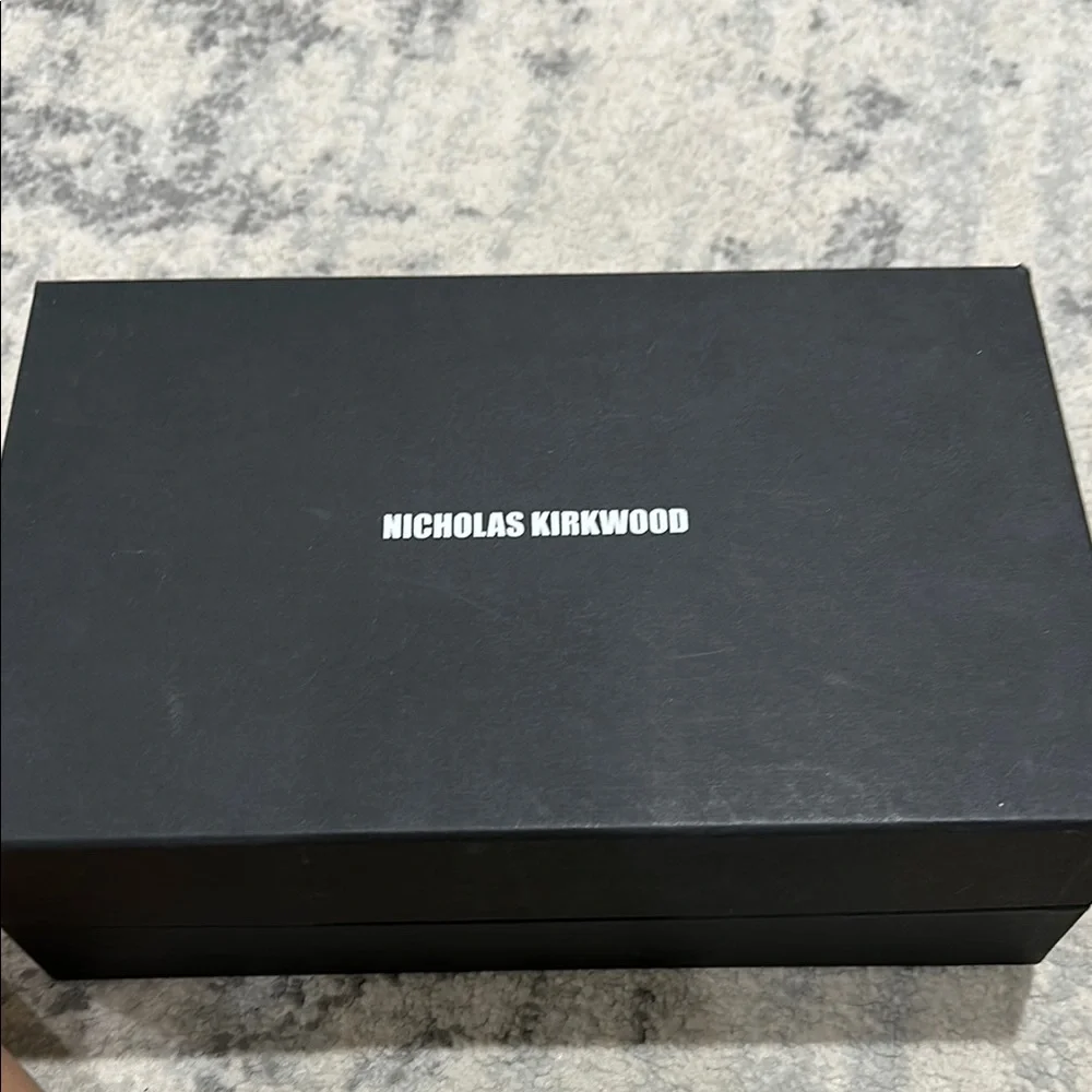 Nicholas Kirkwood Gold Beya Flats - Picture 7 of 8